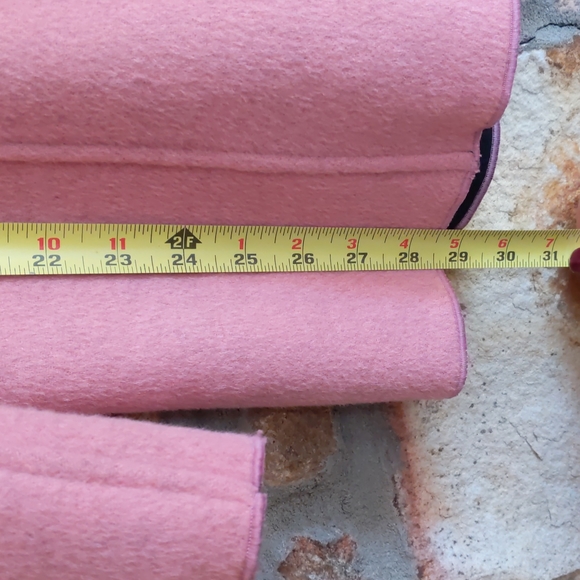 Harve benard pink wool blend lightweight coat - Picture 7 of 8